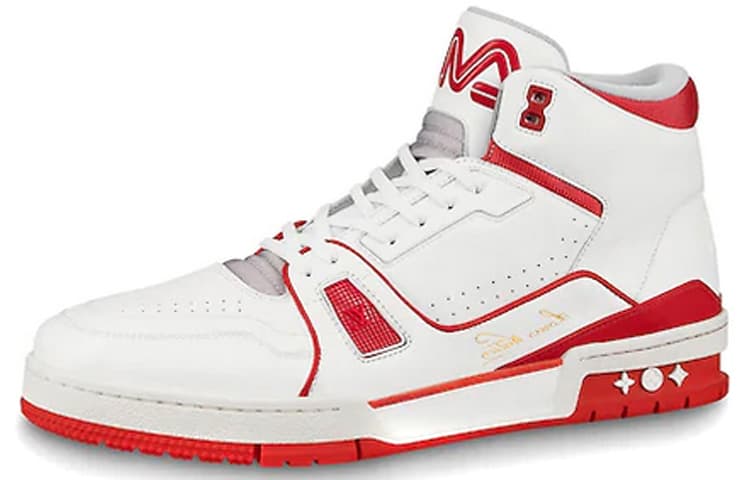 LOUIS VUITTON Lv Trainer 'White Red'