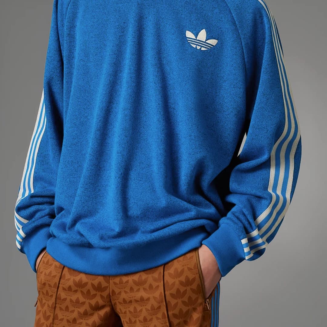 Adidas Originals SS23 Adicolor 70s Retro Series Толстовки мужские синие