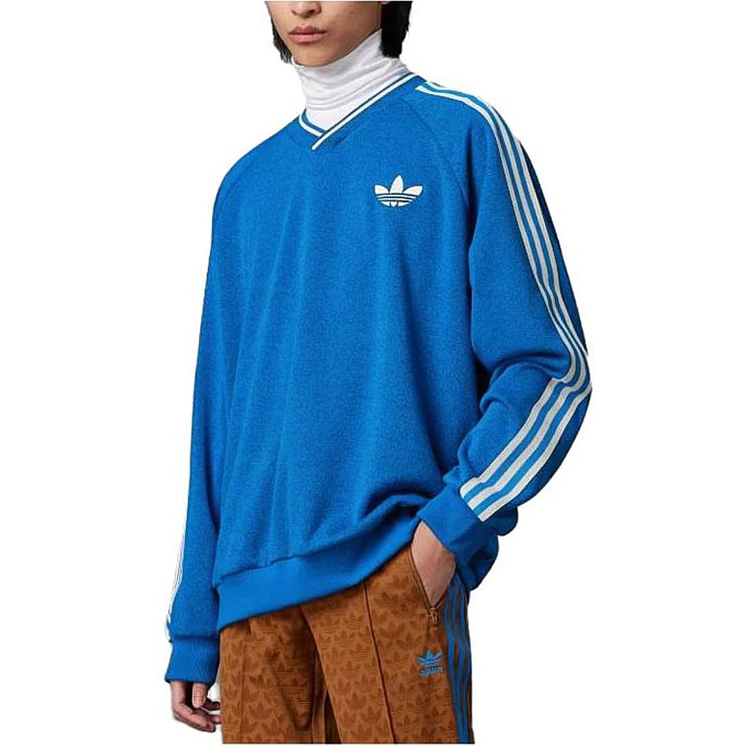 Adidas Originals SS23 Adicolor 70s Retro Series Толстовки мужские синие