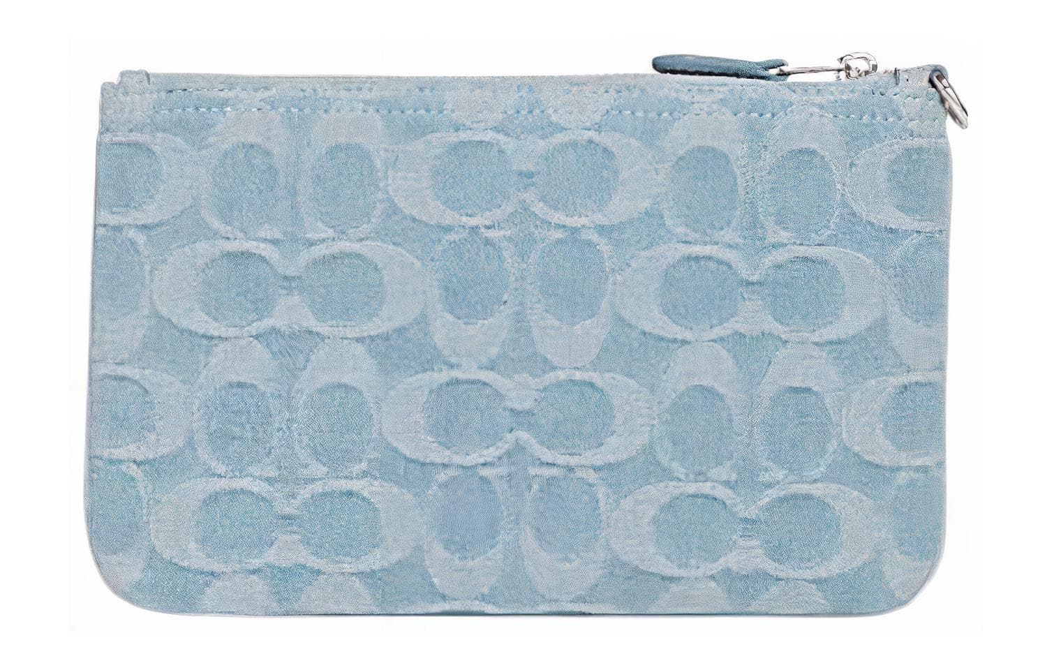 Кошелек COACH Tech, тканевая сумка на запястье, клатч, трубы, женский синий