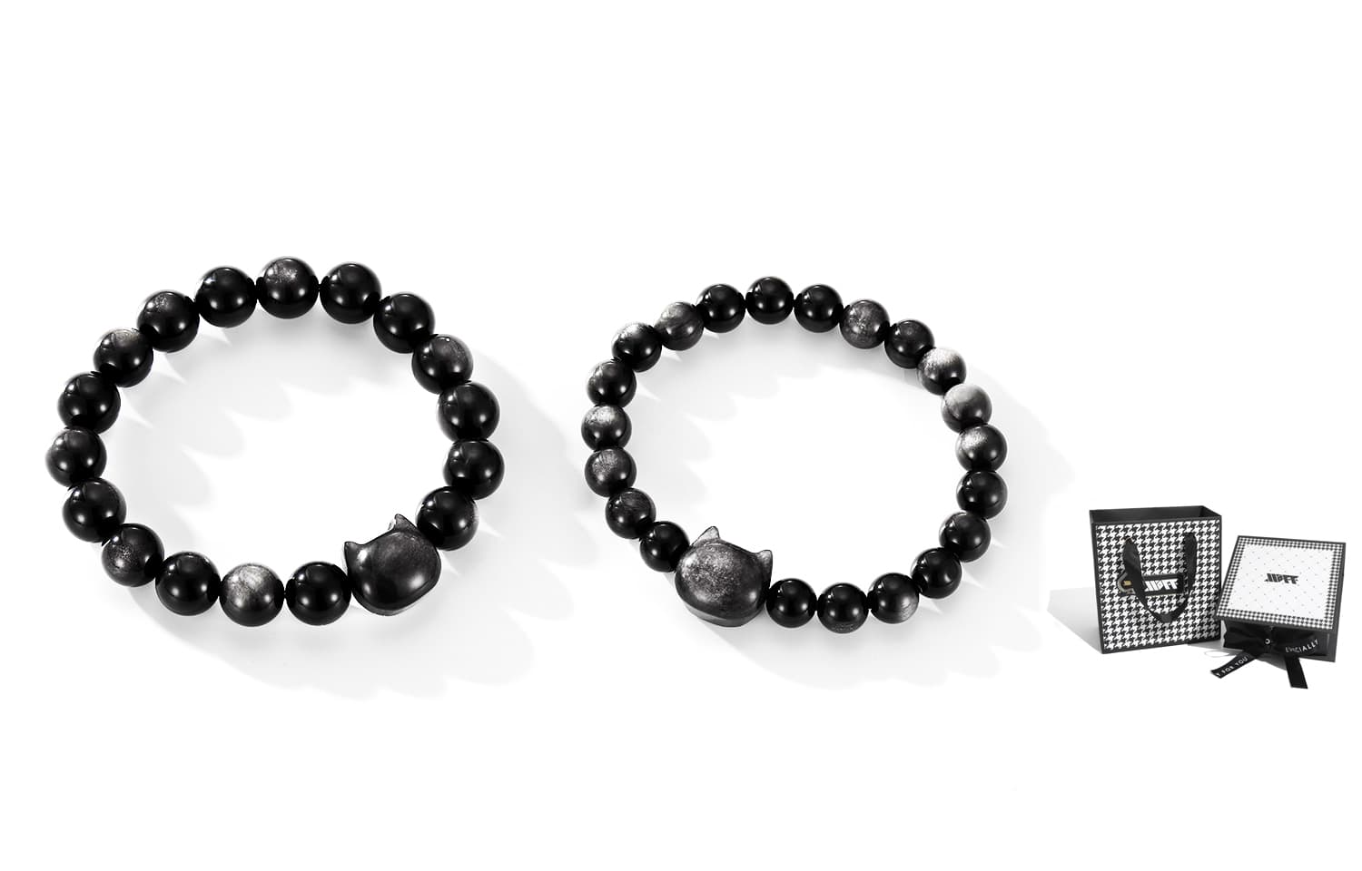 XXOFF Обсидиановые браслеты унисекс
