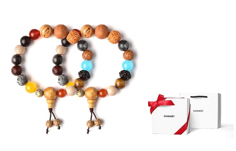 CHIEMOT Браслеты с семенами Bodhi унисекс