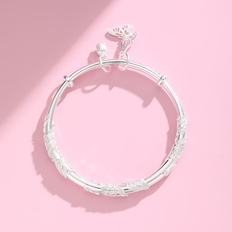 Женские изящные серебряные браслеты VANA 990