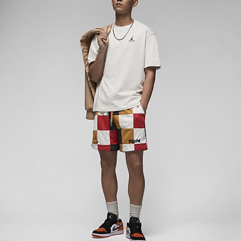 Футболка мужская с заниженными плечами Jordan, белая