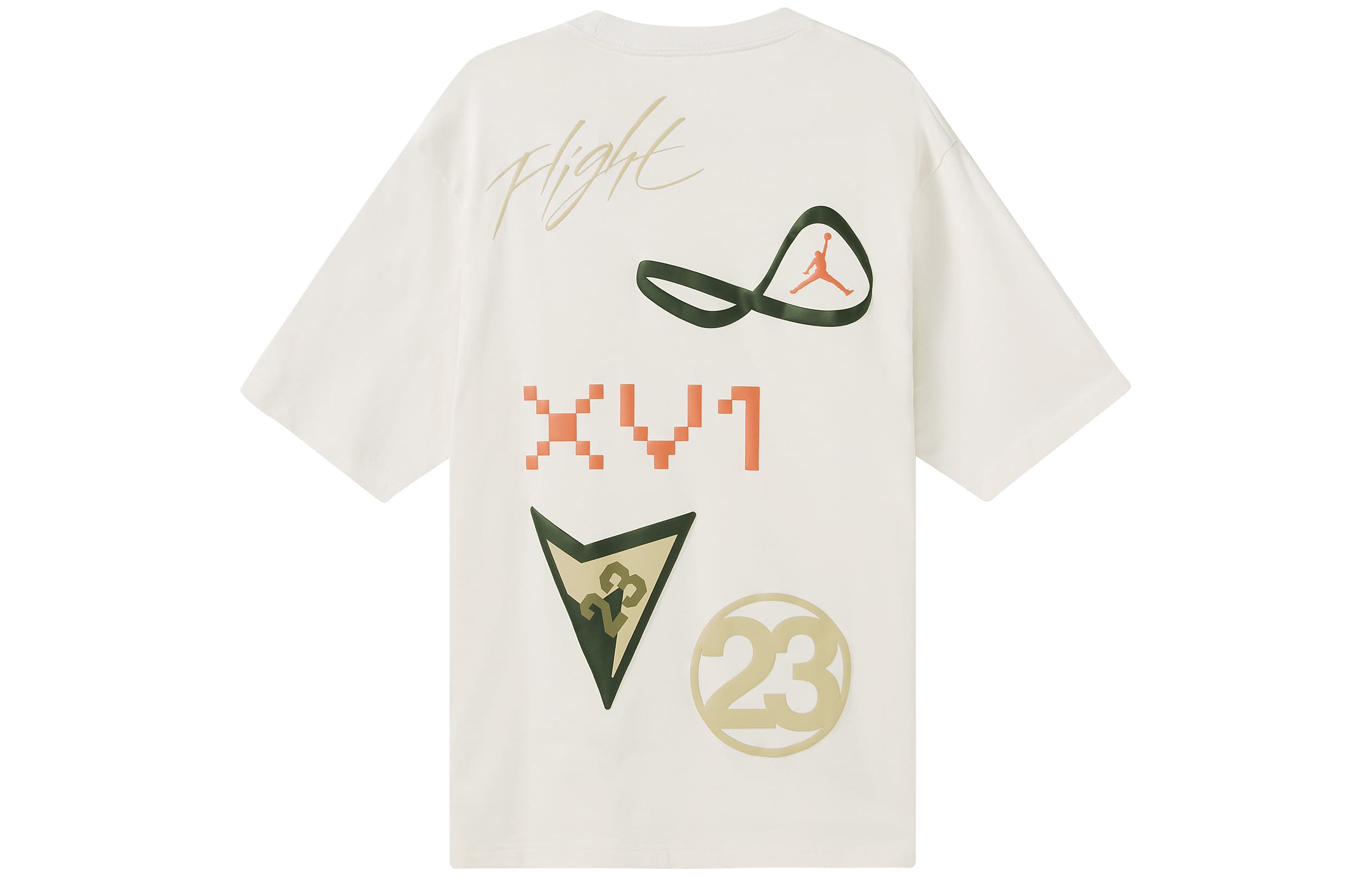 Футболка мужская с заниженными плечами Jordan, белая