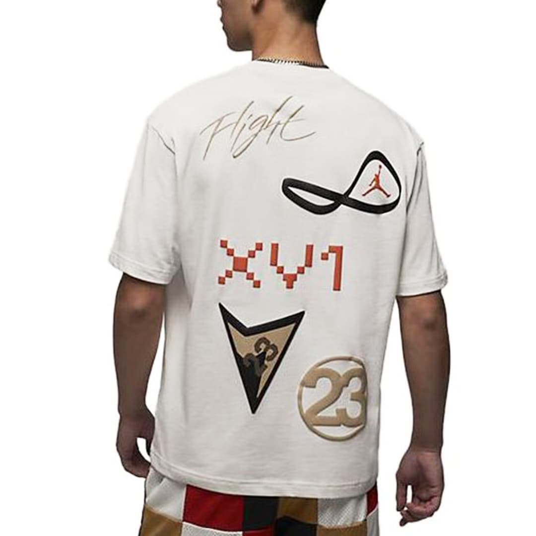 Футболка мужская с заниженными плечами Jordan, белая