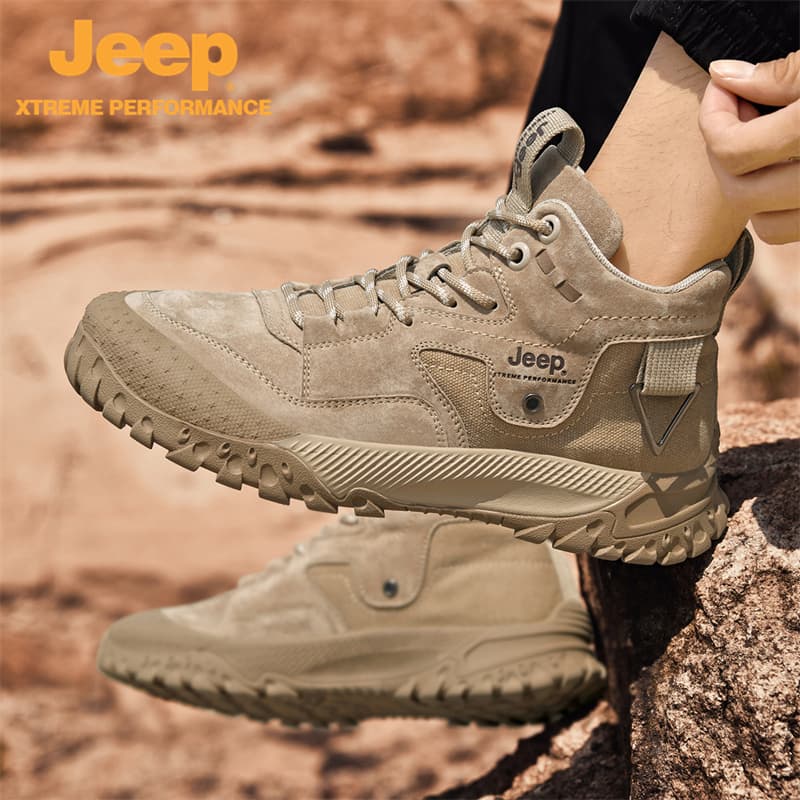 Уличные ботинки Jeep до щиколотки, мужские, цвета хаки