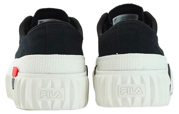 FILA Gear устойчивые к истиранию низкие туфли для скейтборда женские черные, белые