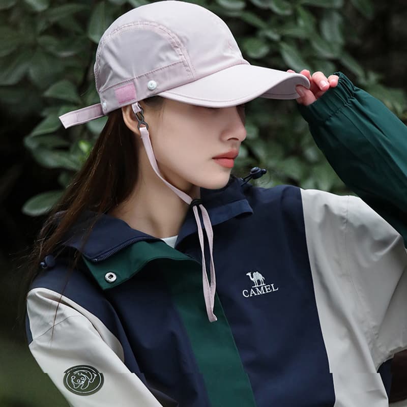 Женские солнцезащитные шапки из 100% полиэстера AAJF