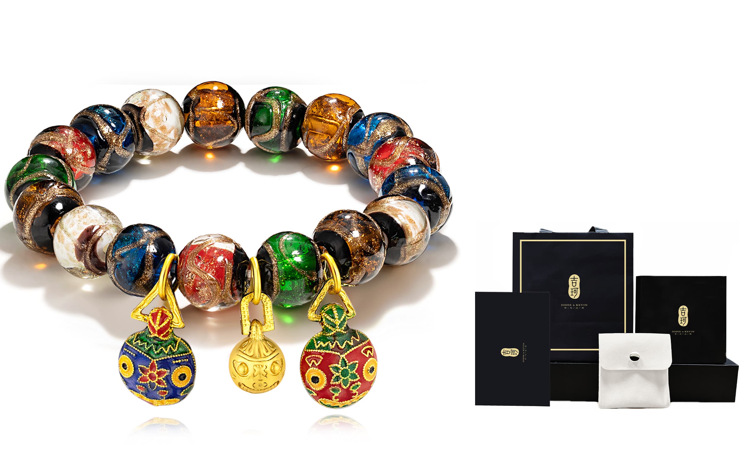 Jodie&Kevin Colored Glaze Bracelets Unisex