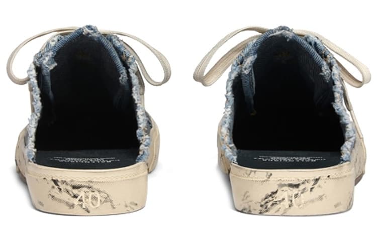 Голубые мюли Balenciaga Paris