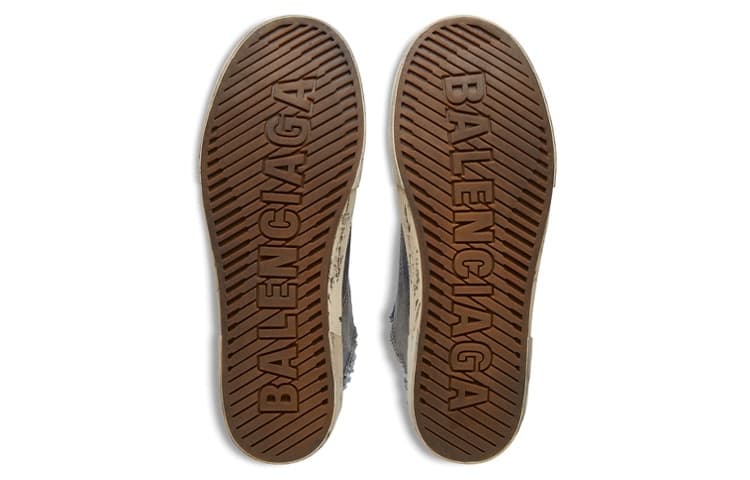 Голубые мюли Balenciaga Paris