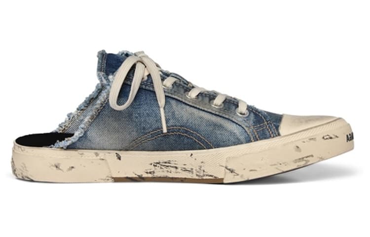 Голубые мюли Balenciaga Paris