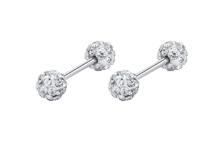 Женские серьги-гвоздики QIMEILA из стерлингового серебра 925 пробы