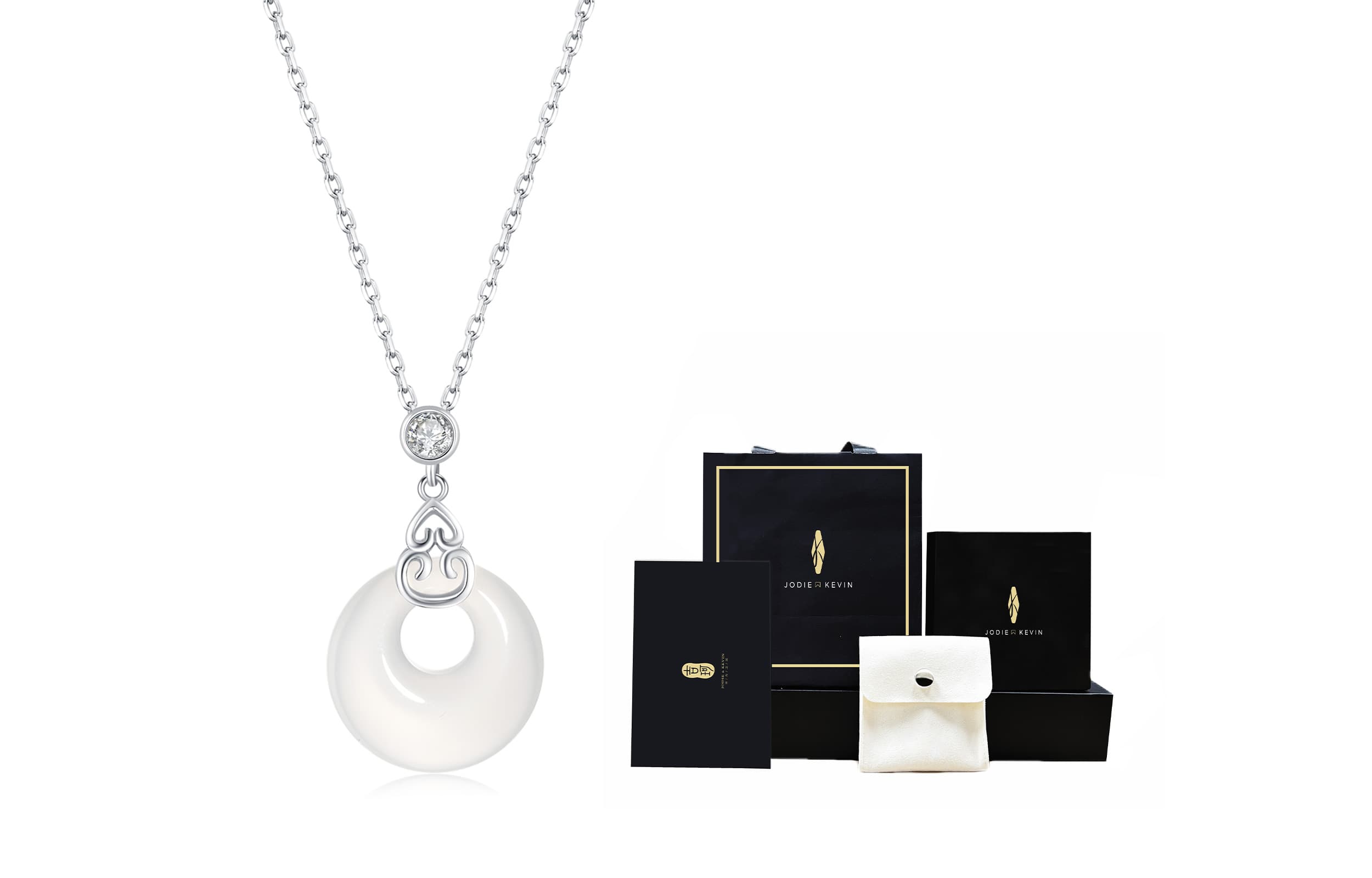 Женские ожерелья с агатом Jodie&Kevin