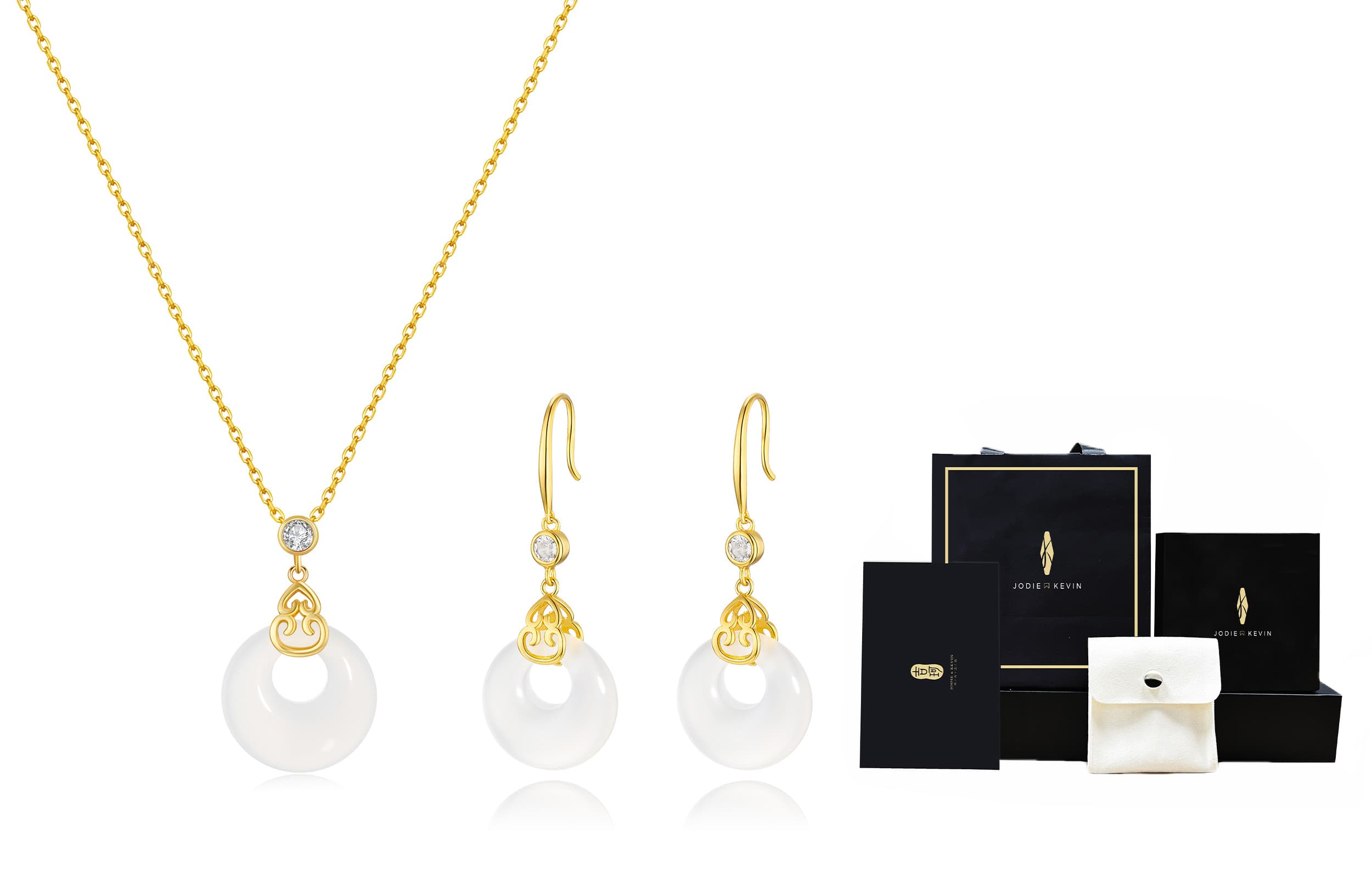 Женские ожерелья с агатом Jodie&Kevin