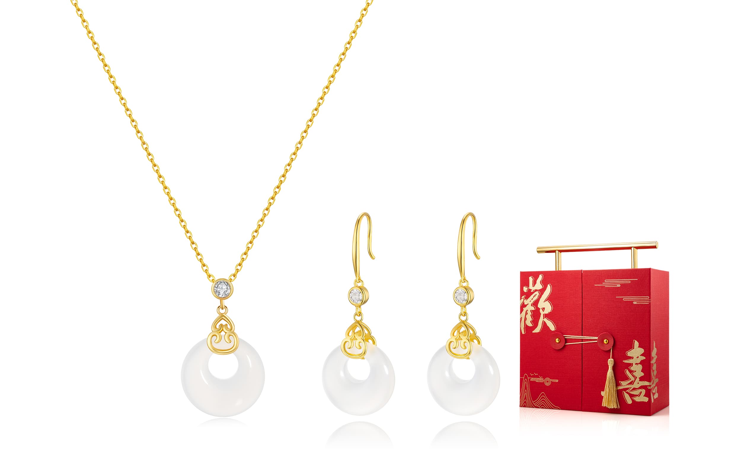 Женские ожерелья с агатом Jodie&Kevin