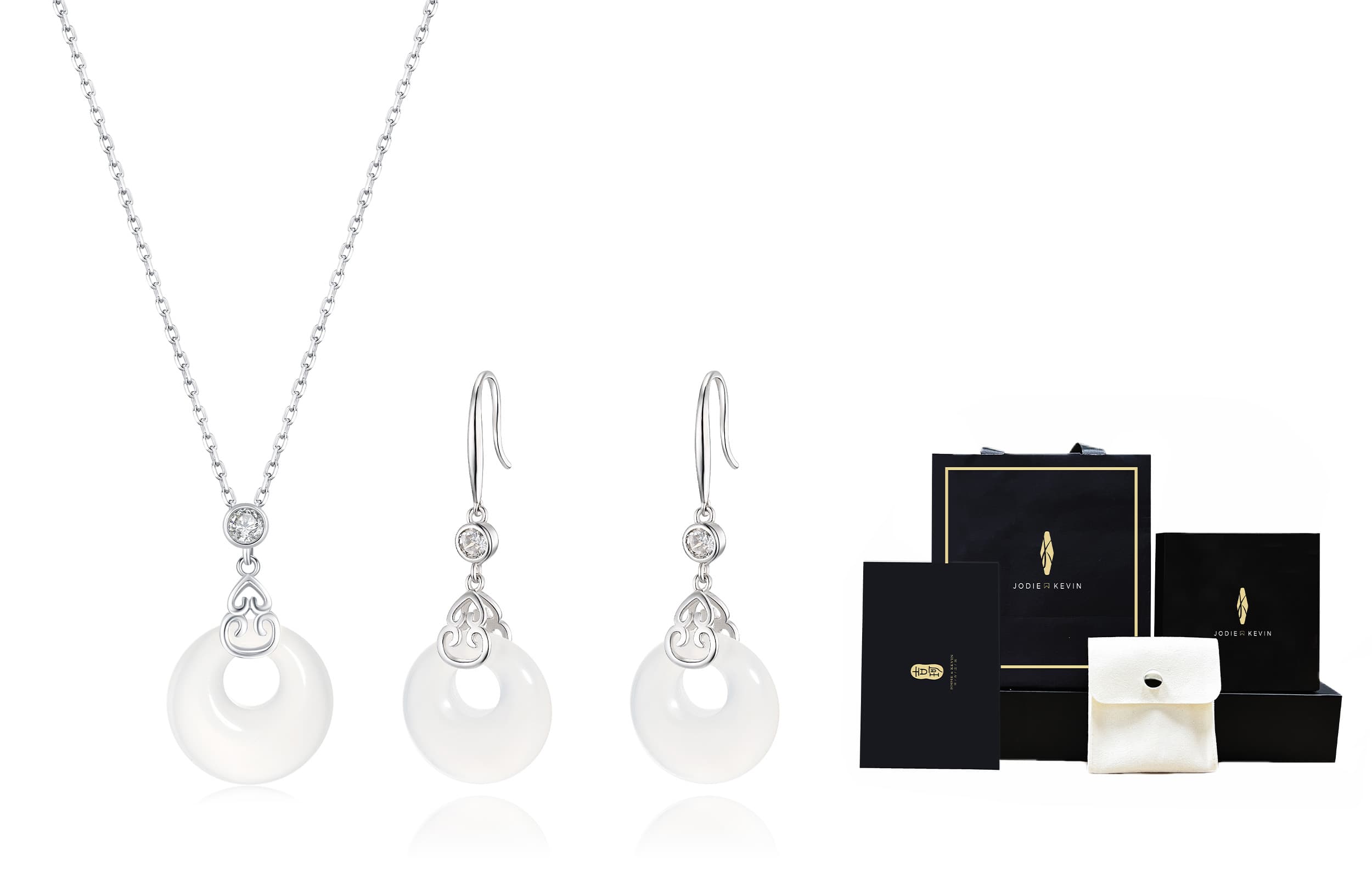 Женские ожерелья с агатом Jodie&Kevin