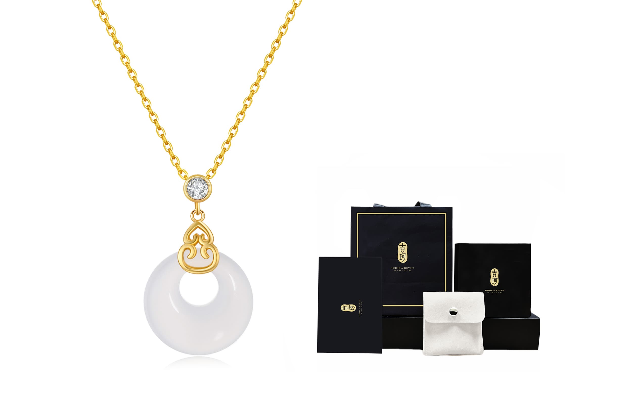 Женские ожерелья с агатом Jodie&Kevin