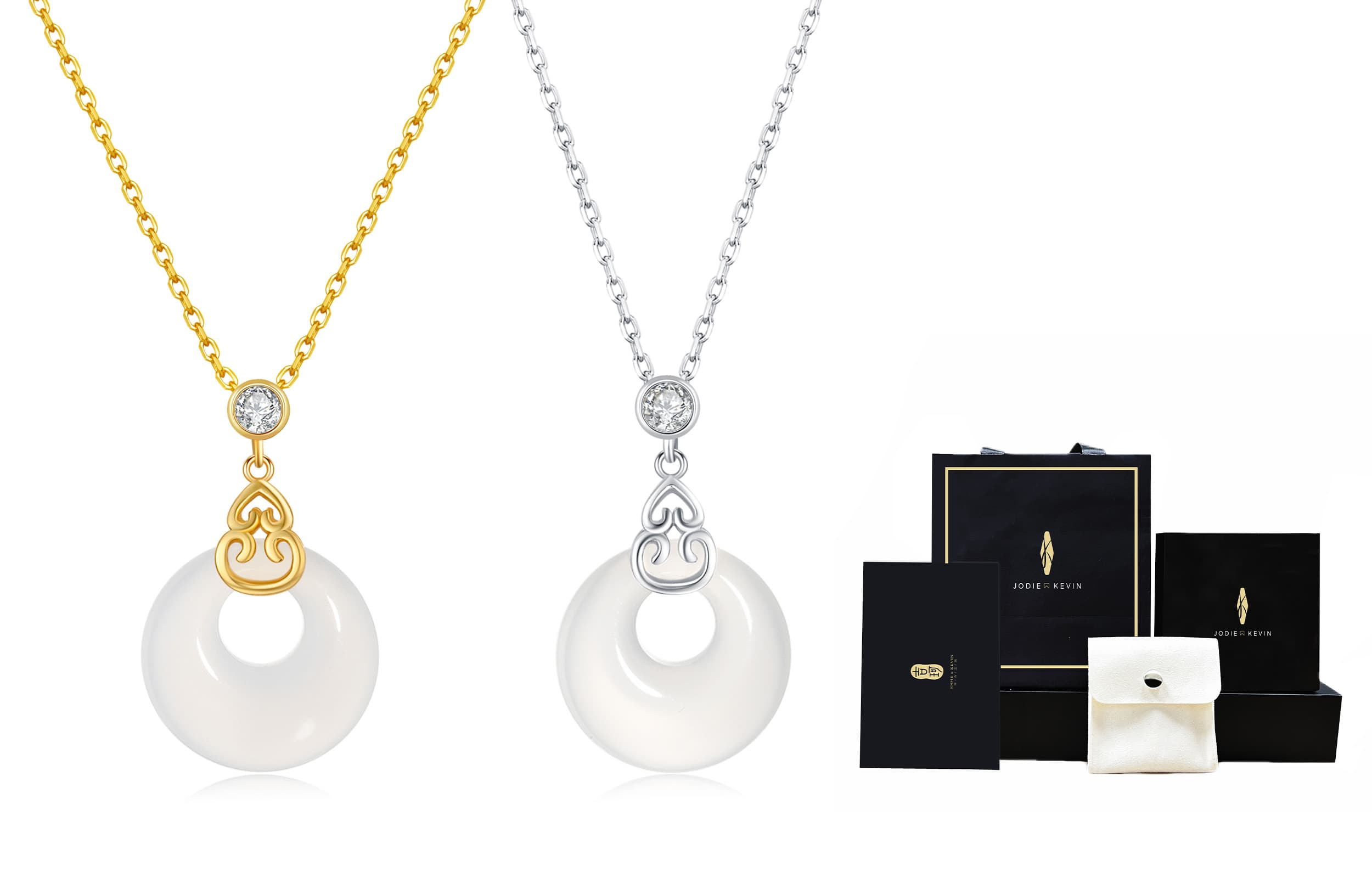 Женские ожерелья с агатом Jodie&Kevin