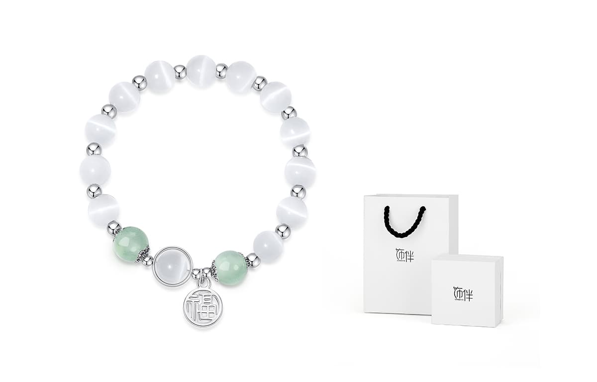 Женский браслет с искусственным кошачьим глазом Shiban, секция Sun