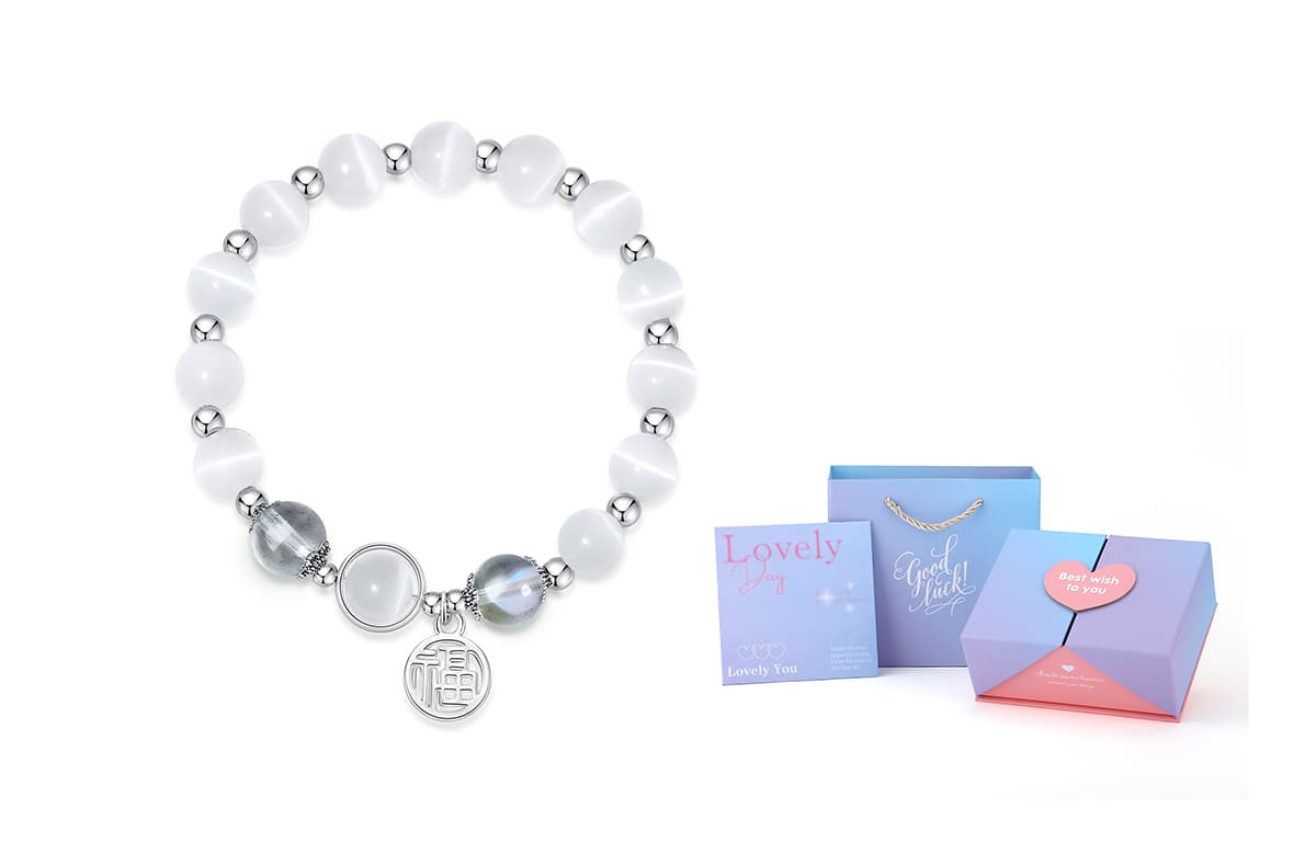 Женский браслет с искусственным кошачьим глазом Shiban, секция Sun