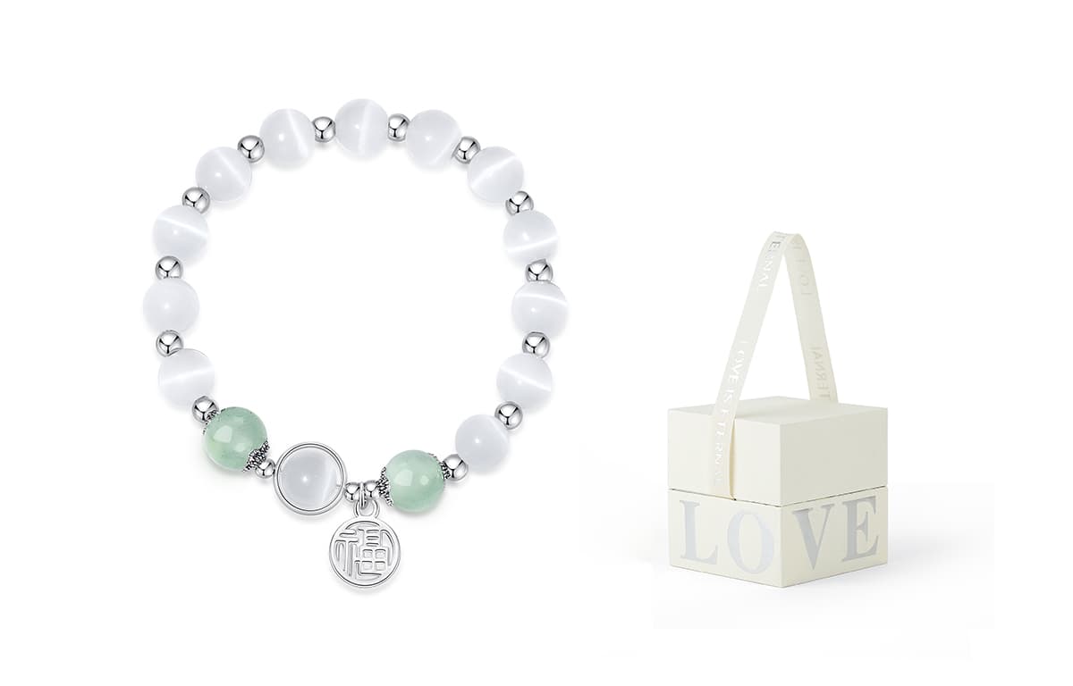 Женский браслет с искусственным кошачьим глазом Shiban, секция Sun