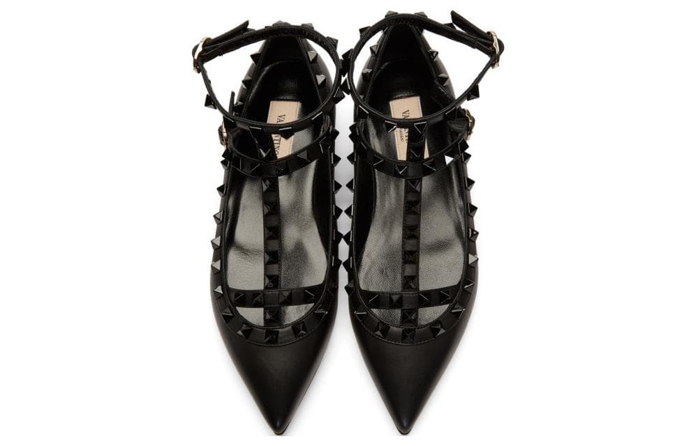 Повседневные туфли Valentino, женские, черного цвета