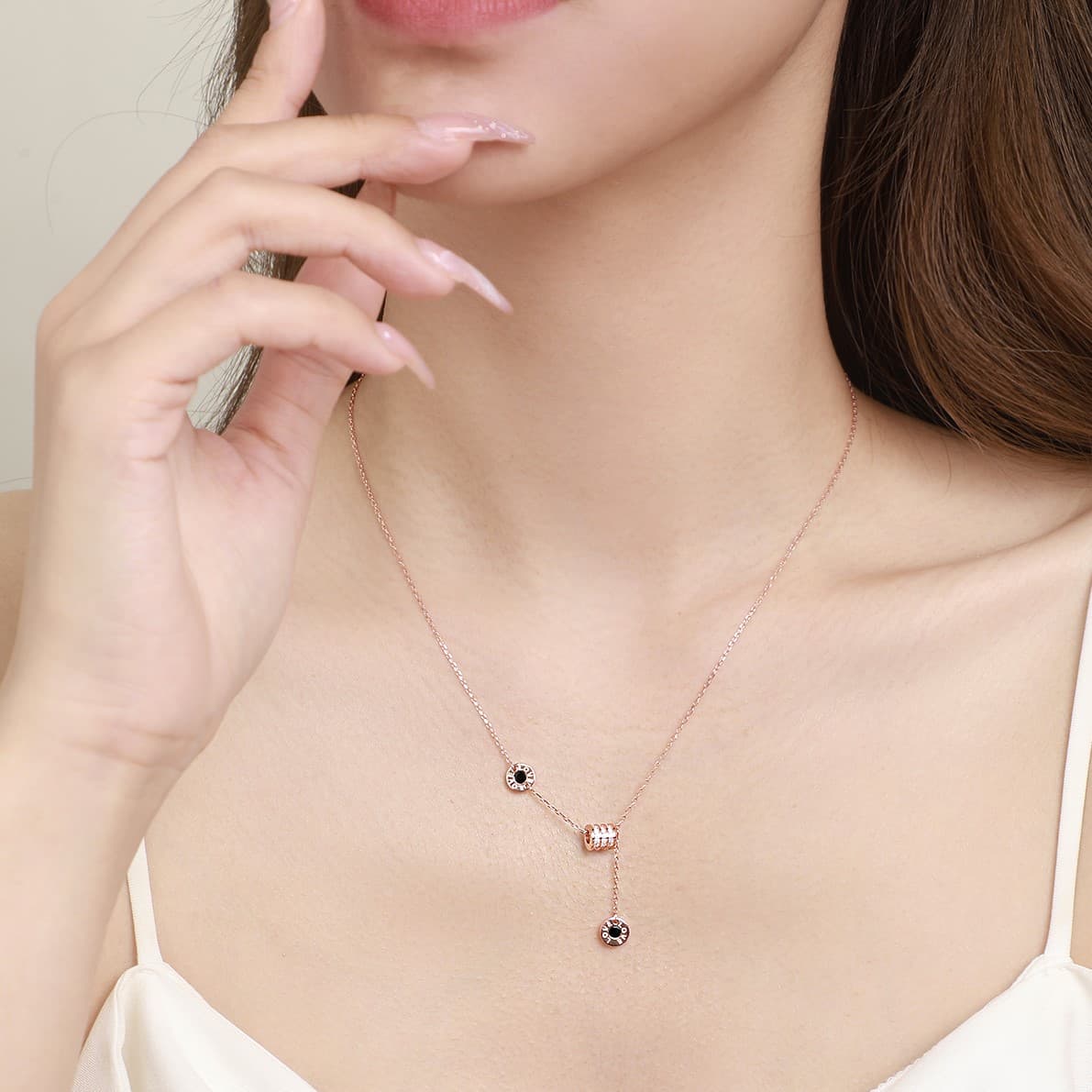 Женские ожерелья из стерлингового серебра CHOW TAI SENG