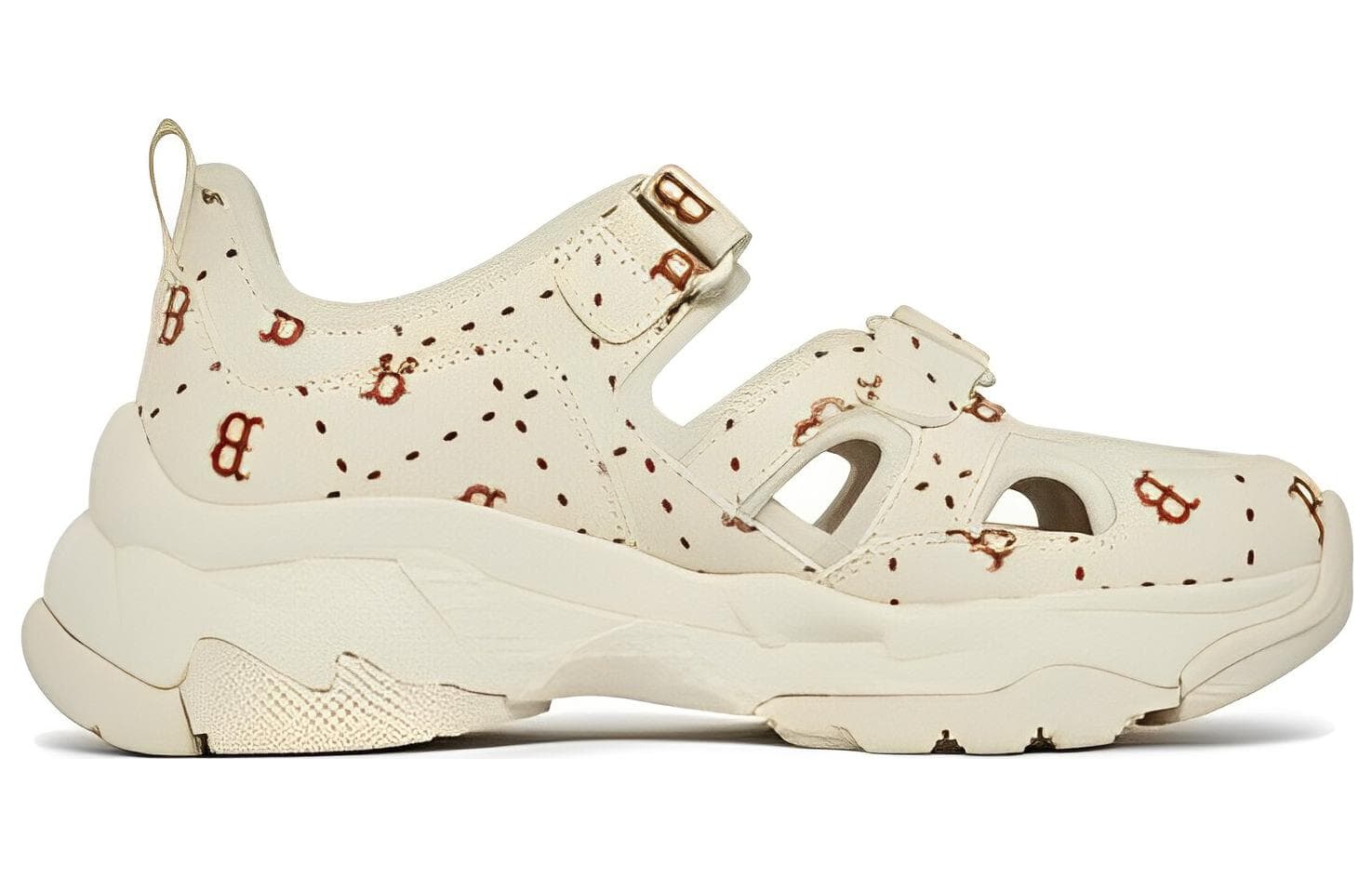 MLB Sandal Chunky Mask Дышащие спортивные сандалии унисекс Бежево-коричневый