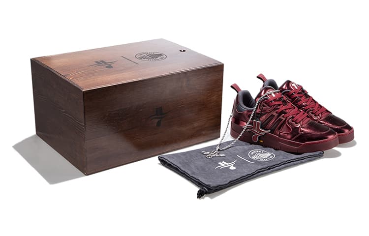 Palladium Pallaslam Jlin Collaboration Anti-Slip Wear-Resistant Low-Top Skateboard Shoes Men's Red