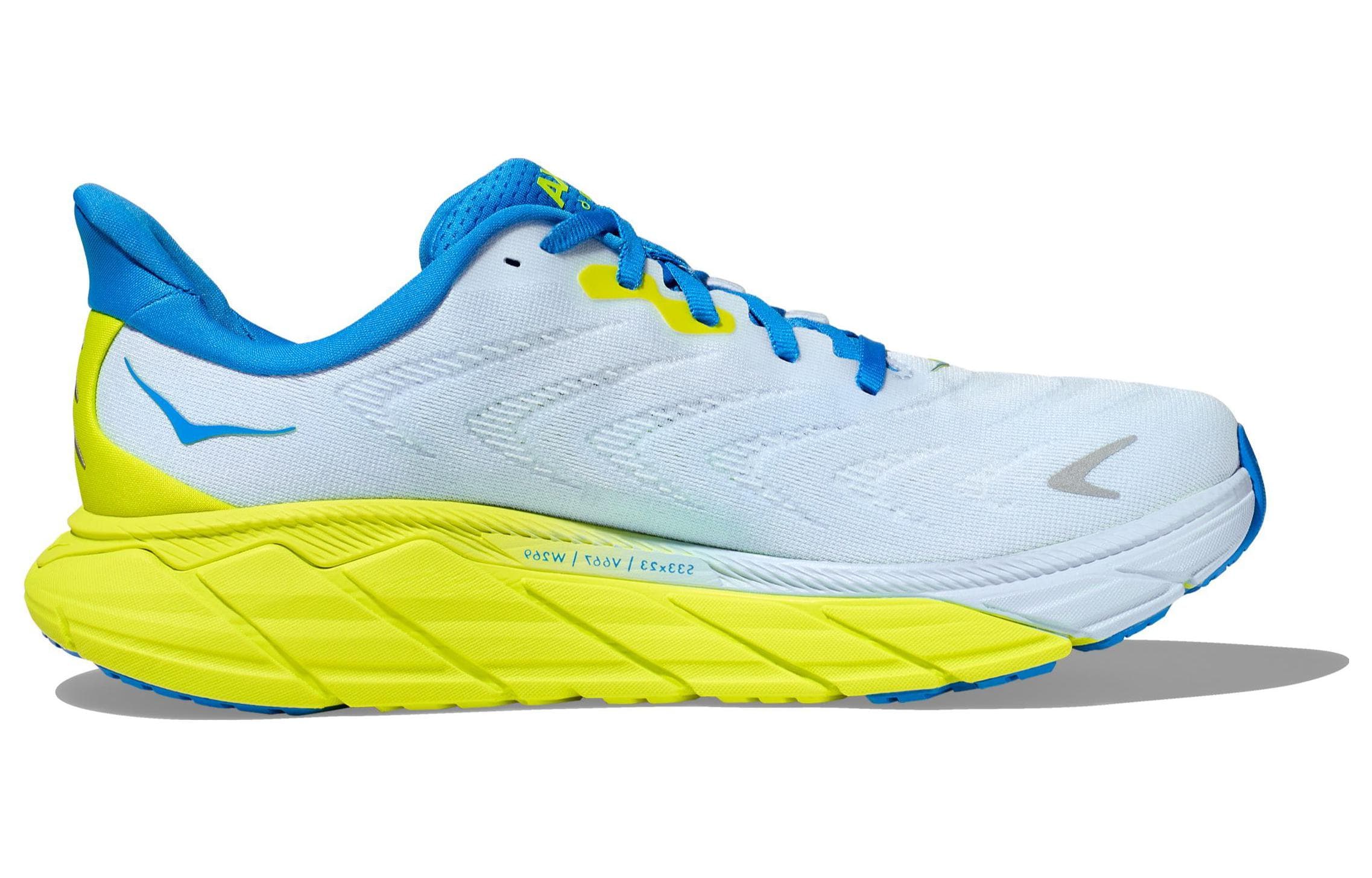 HOKA ONE ONE Arahi 6 Wide, 'Blue Graphite Blue Coral'