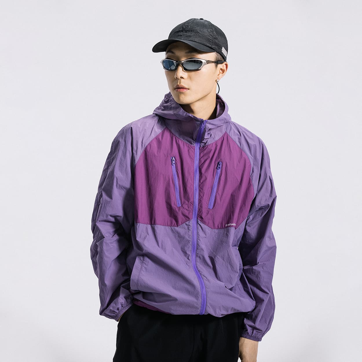 ENHADOWER Куртки унисекс фиолетовые