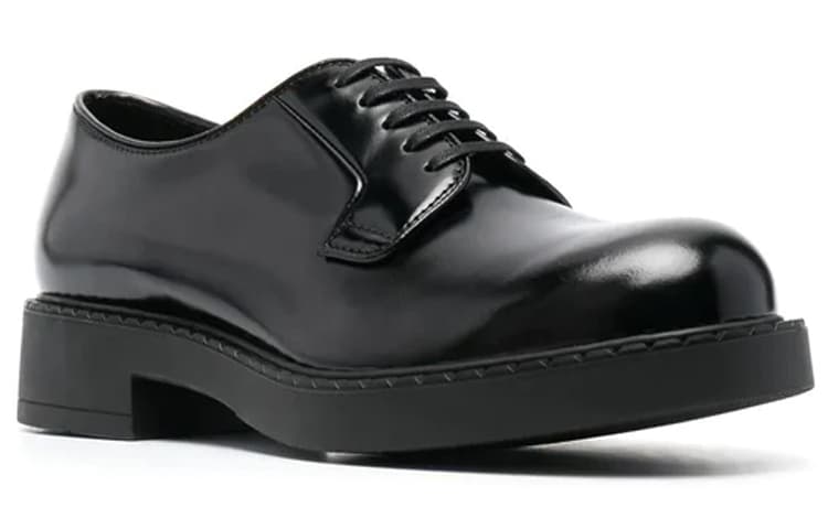 PRADA Мужская повседневная обувь Мужские низкие кеды Черный