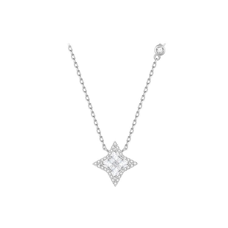 Женские ожерелья FANCI Light Series S925, серебро, инкрустированные устрицами