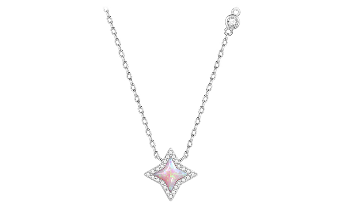 Женские ожерелья FANCI Light Series S925, серебро, инкрустированные устрицами