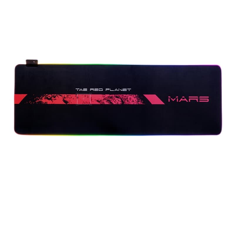 DELL RGB переливающаяся световая лента Plug and Play тканевая внешняя резиновая основа большого размера MP7022D разные цвета коврики для мыши