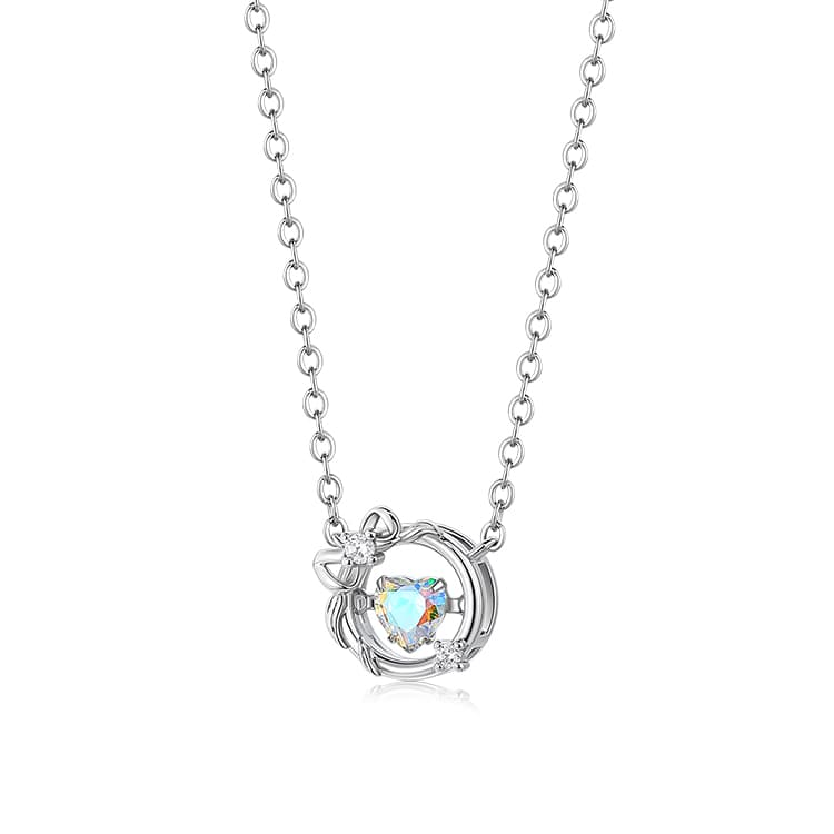 KADER S925 Серебряные ожерелья женские ярких цветов, сезонная коробка «Снова в школу»