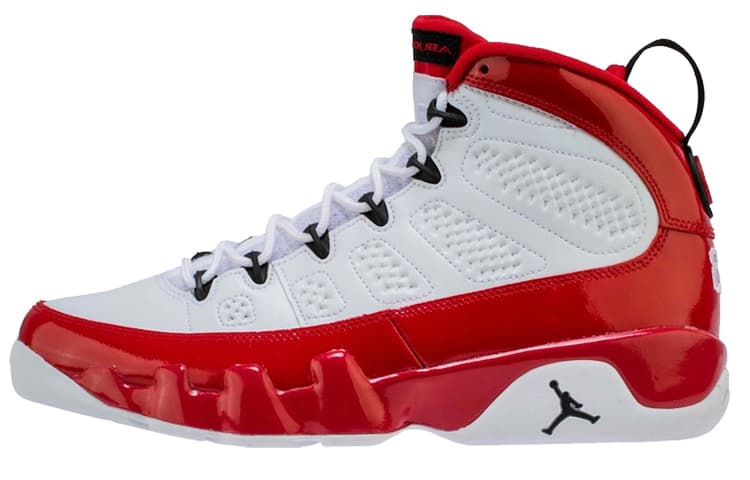 Jordan 9 Retro White Gym Red