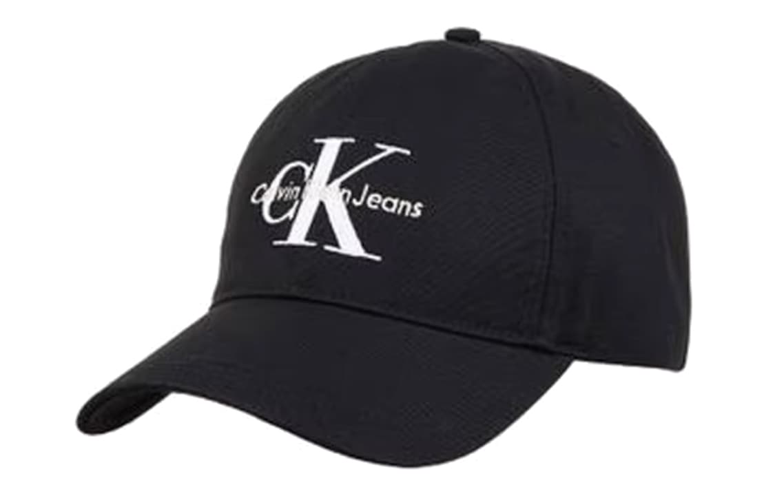 CALVIN KLEIN Cotton Baseball Caps Unisex Black