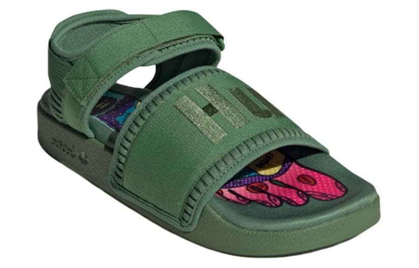 Сандалии Adidas Pharrell X Adidas Adilette 2.0 Tribe Green