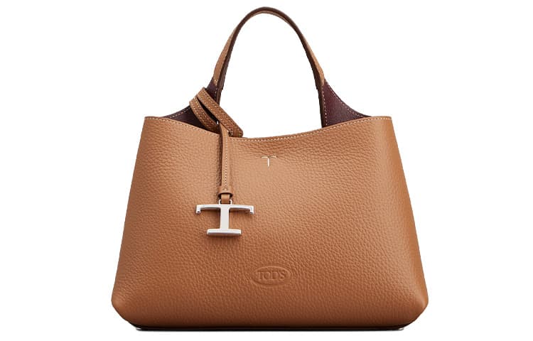 TOD'S Logo Embossed Micro Crossbody Bag