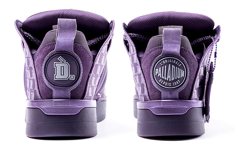 D.Desirable x Palladium Philosopher's Stone Series Низкие туфли для скейтборда мужские фиолетовые