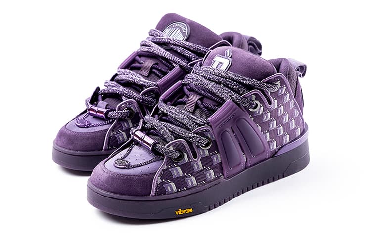 D.Desirable x Palladium Philosopher's Stone Series Низкие туфли для скейтборда мужские фиолетовые