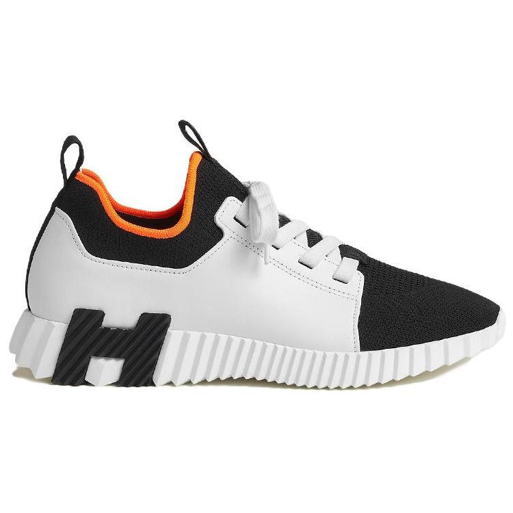 HERMES Depart устойчивая к истиранию низкая спортивная повседневная обувь мужская белая черная