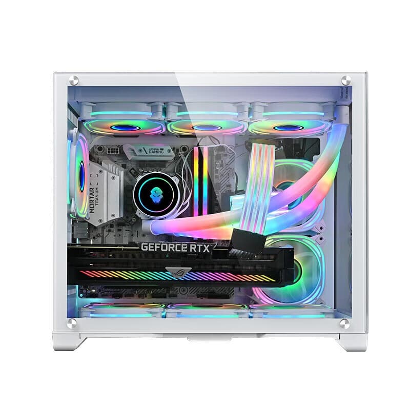 Компьютер ASUS в сборе, белый, красивый, с видом на море, Core I5 ​​13400F, ASUS DUAL RTX5060 8G