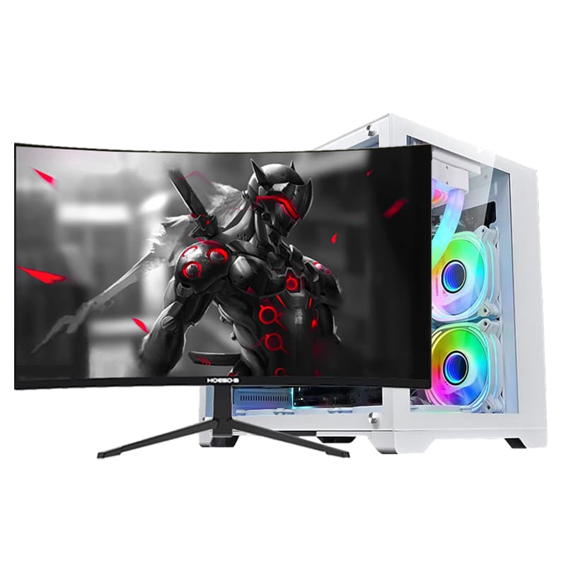 ASUS Assembled PC White Good Looking Seaview Room Core I5 13400F ASUS DUAL RTX5060 8G