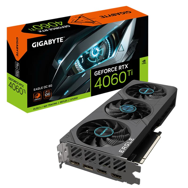 GIGABYTE RTX4060TIEAGLEOC 8G Falcon Esports Game Design Rendering Computers 2K Independent Graphics Card