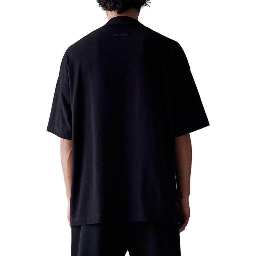 Футболка с воротником-стойкой и логотипом Fear Of God Essentials Arch