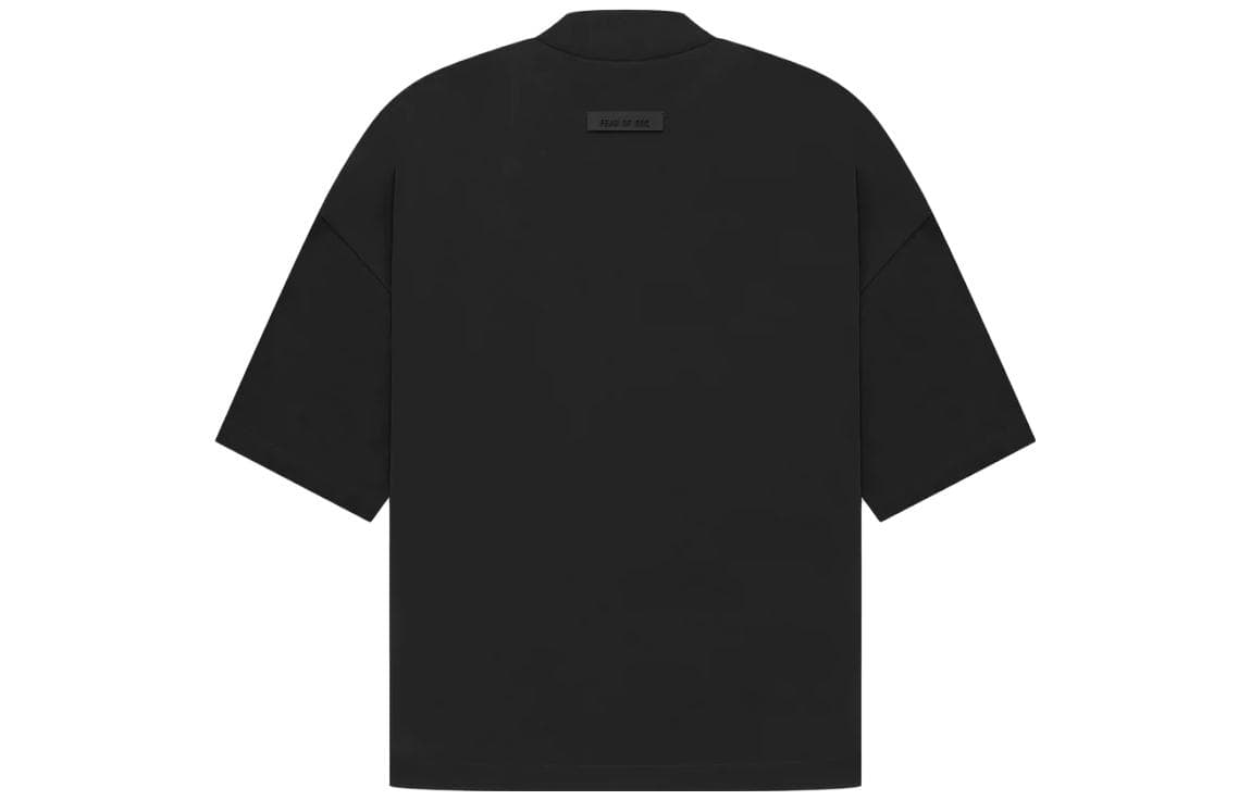 Футболка с воротником-стойкой и логотипом Fear Of God Essentials Arch